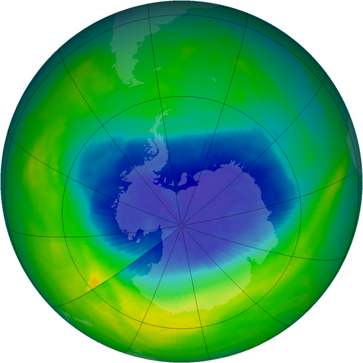 Ozone Map 1984-10-19
